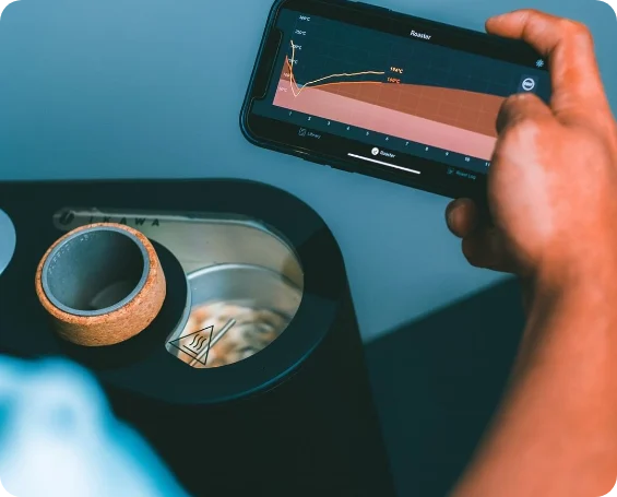 Coffee consultation service in Qatar – analyzing roast profile for specialty coffee