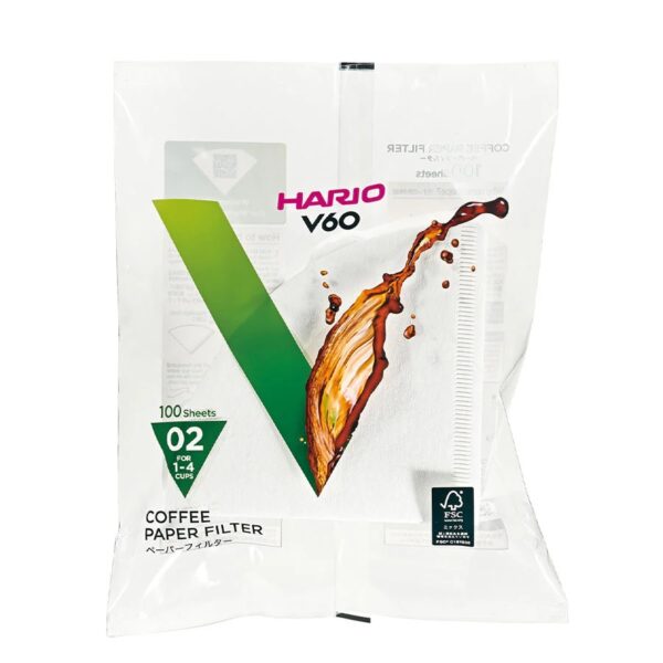 Hario V60 #02 Filter Paper - 100 Sheets