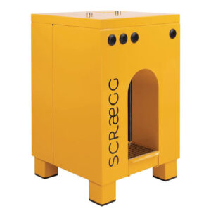 Yellow SCRAEGG Pro commercial steam cooking machine